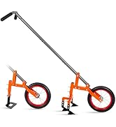 Walensee 2-in-1 Manual Wheel Hoe Garden Cultivator, Push Plow with Adjustable Long Handle 51.9–64...