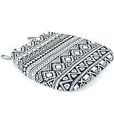 Sigmat Printed Dining Chair Cushions Geometric Seat Cushions Memory Foam Washable No Slip Kitchen...