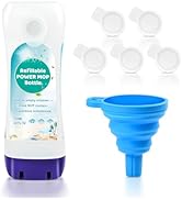 ?Refillable Bottle for Swiffer Power Mop, 720ML / 24 FL.OZ Reusable Solution Container, Leak-Resi...