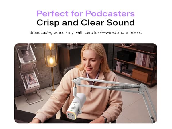 wireless podcasting microphone