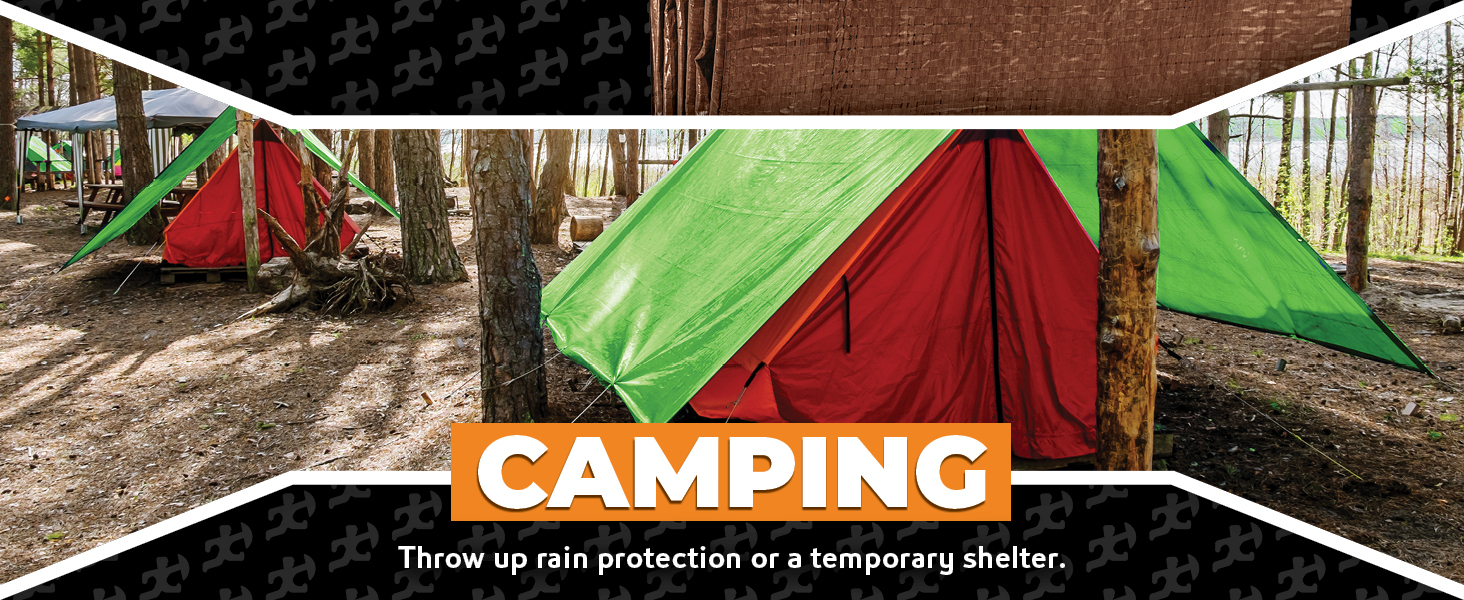 Xpose Safety multipurpose poly tarp protective cover durable waterproof weather proof 5 mil thick