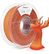 AMOLEN 3D Printing Filament Light Wooden Rainbow Color Change Printer Filament PLA 1KG Spool 1.75...