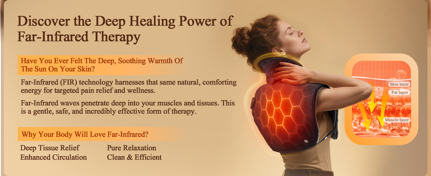 heating pad for shoulders and neck