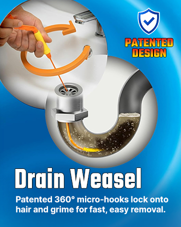 Patented 360° micro-hooks lock onto hair and grime for fast, easy removal.
