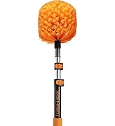 5-13 ft Cobweb Duster with Extension Pole // 20 Foot High Reach Spider Web Cleaner Cobweb Brush f...