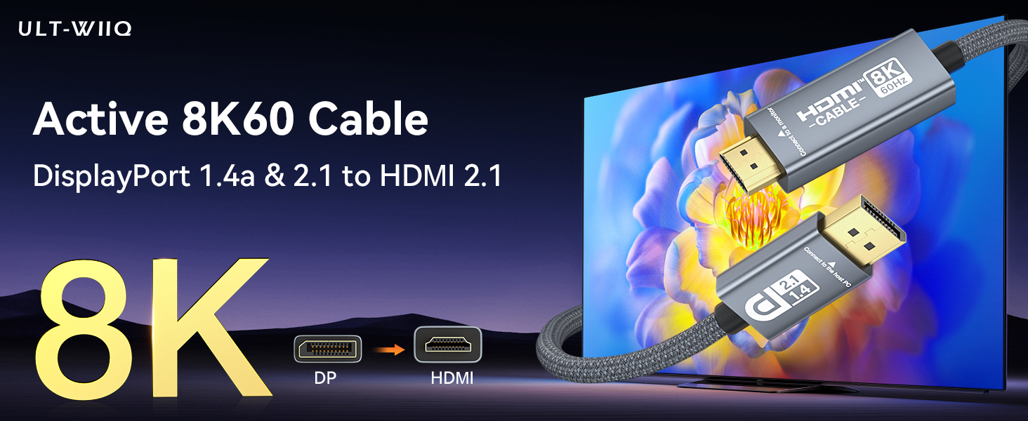 displayport to hdmi cable