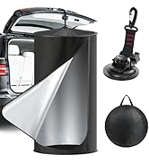 Pop Up Privacy Tent for Car, 69in Portable Camping Shower Tent with Liftgate Suction Pod and Hang...