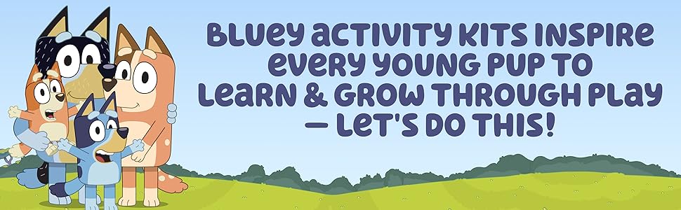 bluey, dingo, dog, cartoon, disney, bingo, art, activities, play, learn, explore, fun, activity kit,