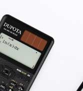 DUPOTA Scientific Calculator 417 Functions 2-Line 10+2 Digits Written Display Solar Battery - Ide...