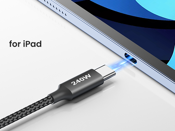 type c cable for ipad