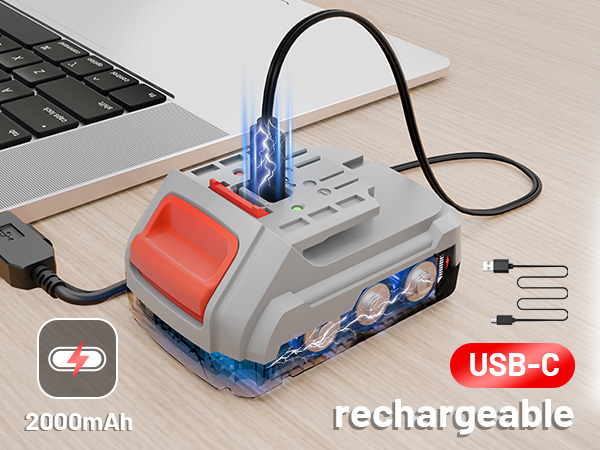USB-C rechargeable