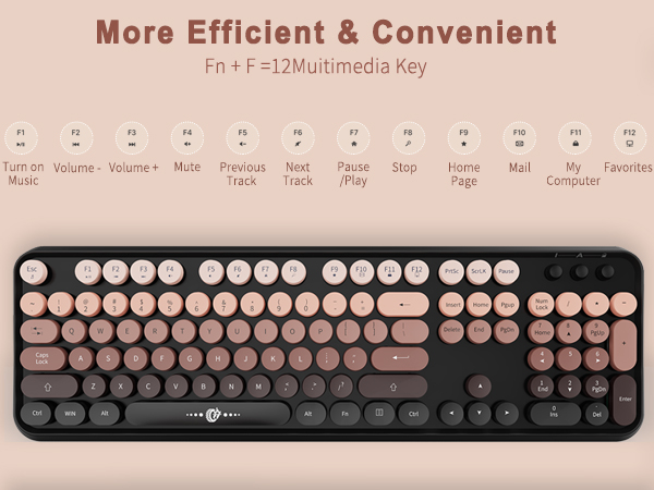 104 round keys keyboard