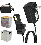 12V Battery Charger for Power Wheels Gray and Orange Top Battery 12V Powered Wheels Charger Repla...