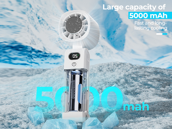 5000mAh large battery