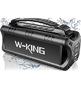 W-KING Portable Bluetooth Speakers Wireless, (60W Peak) 30W RMS IPX6 Waterproof Outdoor Loud Spea...