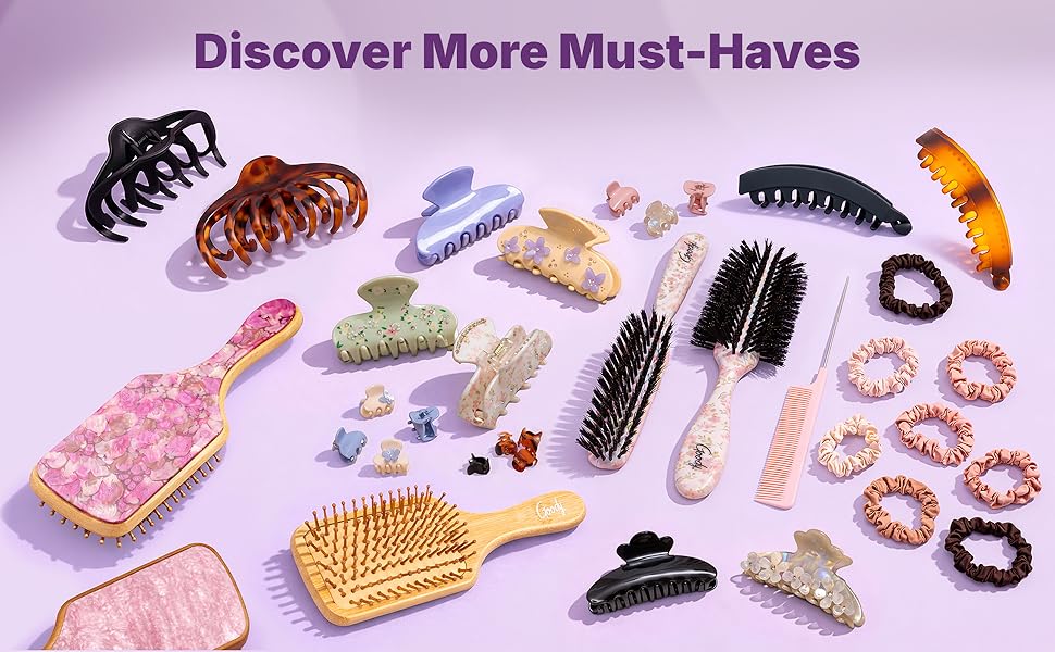 Make Goody hair and paddle brushes part of your daily routine for effortless, everyday styling.