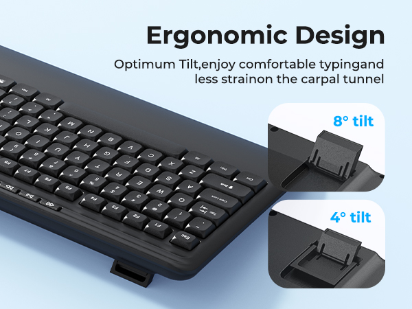 wireless keyboard and mouse combo set