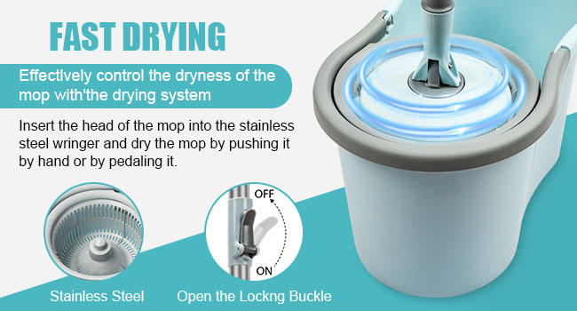 spin mop bucket