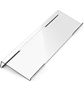 Laborio Acrylic Computer Keyboard Stand for Desktop (Clear), Ergonomic Keyboard Tilted Elevated R...