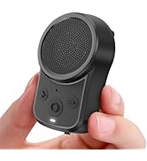 Mini Bluetooth Speaker, Clip-On Portable Speaker with Built-in Mics Hands-Free Music and Calls fo...