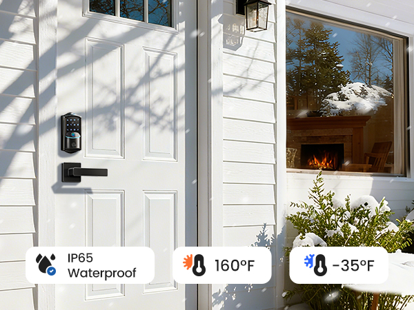 smart deadbolt lock All-Weather Resistance