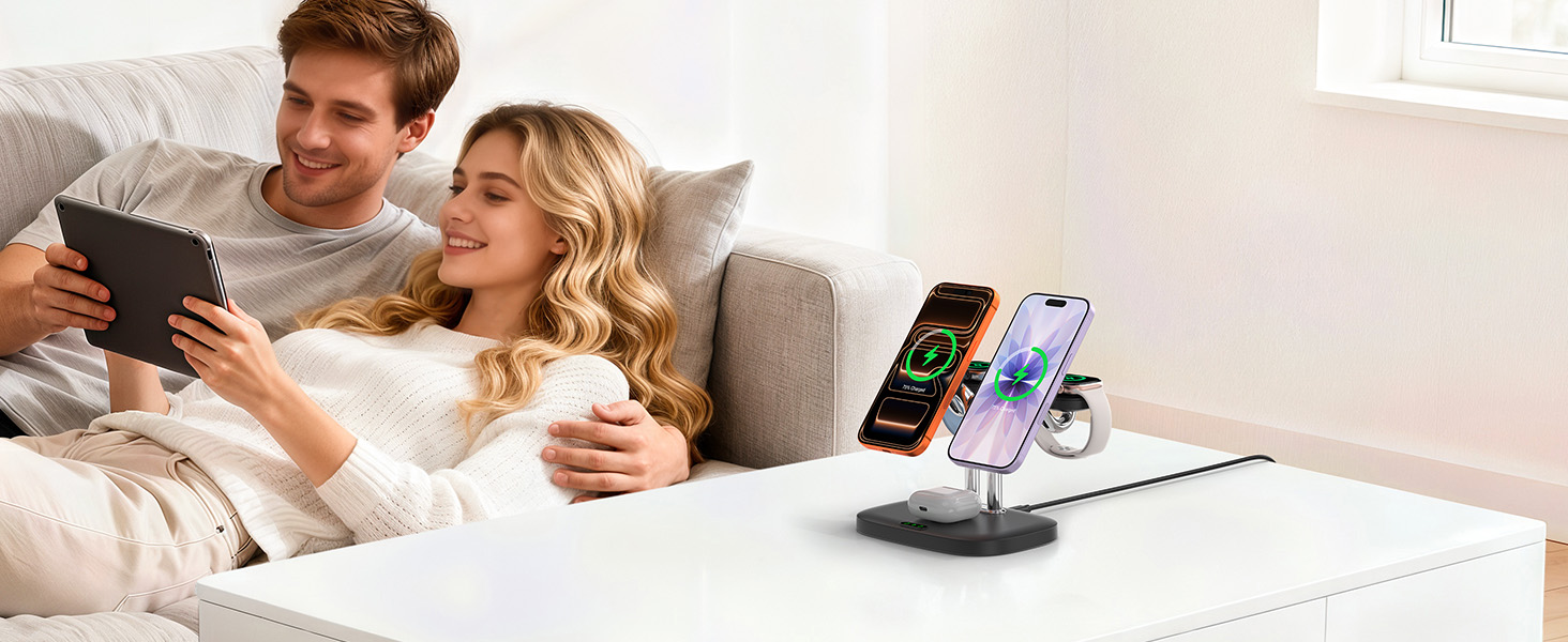 2 iwatch charging stand