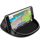Loncaster Car Phone Holder, Car Phone Mount Silicone Car Pad Mat for Various Dashboards, Slip Fre...