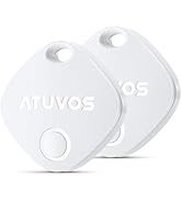 ATUVOS Luggage Tracker, Key Finder, Smart Bluetooth Tracker Pairs with Apple Find My (iOS Only), ...