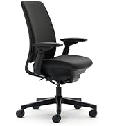 Steelcase Amia Fabric Office Chair, Black (Buzz2)