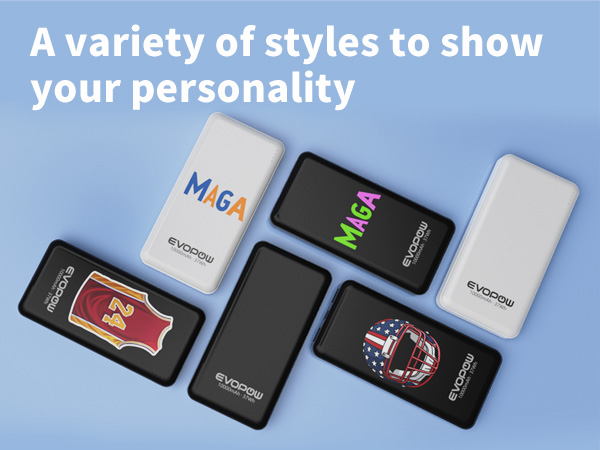 A variety of styles to show your personality