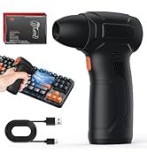 WERTYI Electric Air Duster-3 Gear Adjustable 130000RPM Compressed Air Duster for Computer Keyboar...