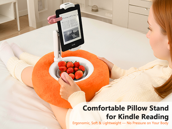 Tablet Pillow Stand for Bed, Compatible with 4.7&amp;#34;-13&amp;#34; Tablet/Kindle