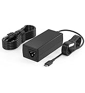Chromebook Charger,45W USB C Laptop Charger Compatible with HP Dell Acer Asus Samsung, Type C Fas...