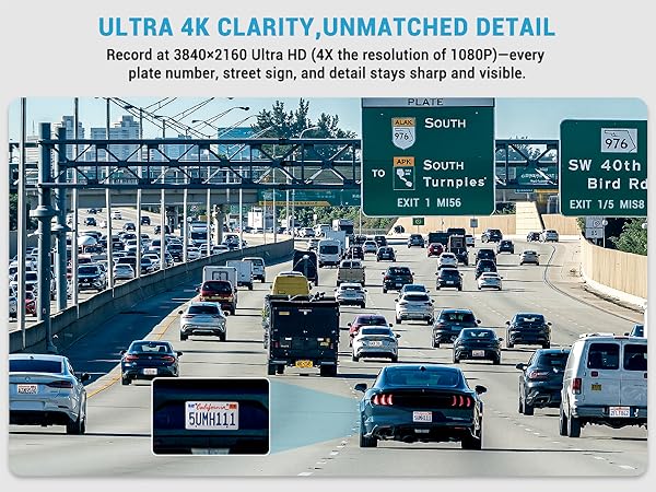 4K dash cam