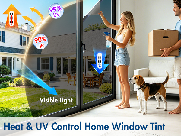 One way privacy window film