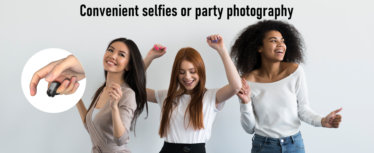 Convenient selfies or party photography
