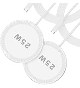 25W Magnetic Wireless Charger: Flat Charging Pad for iPhone 17 16 15 14 13 12 Pro Max, Google Pix...
