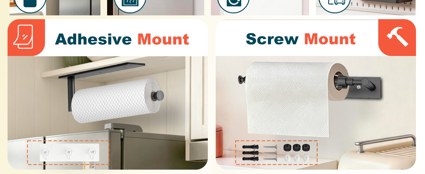 magnetic paper towel holder for fridge
