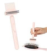 RHOS 2-in-1 Hair Brush Cleaner and Remover Tool - Comb for Removing Hair and Dust, Suitable for H...