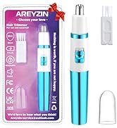 Areyzin Women's Nose Hair Trimmer, Powerful and Versatile, Waterproof and Easy to Clean, Compact ...