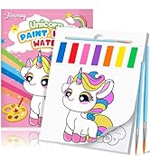 Fenmay Paint with Water Coloring Books for Kids, Mess Free Watercolor Paint Sets with 2 Premium B...
