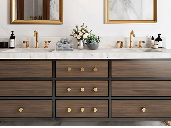 Black and Gold Vanity Light 