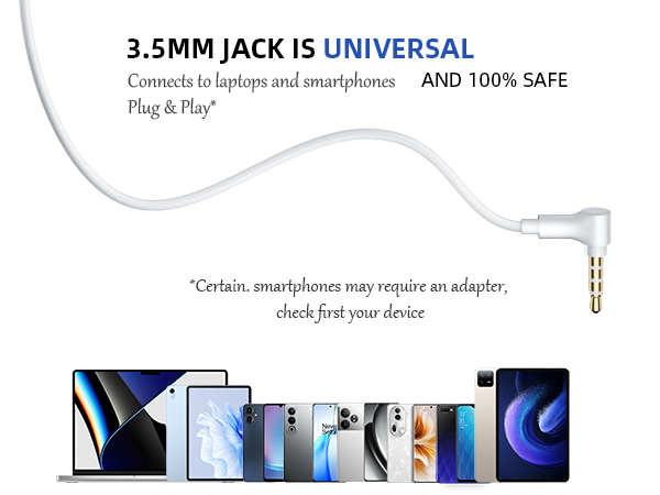 3.5mm Earbuds Hi-Fi Stereo Headphone Bass Wired Earphones with Mic Volume Control for iPhone 6