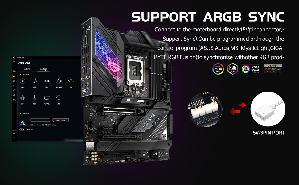 2x8 Pin ARGB PC Cables