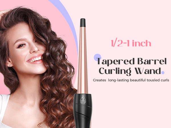 Tapered Barrel Curling Wand