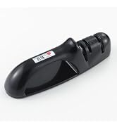 Kitchen Knife Sharpener [ Made in Japan ] 3-in-1 Design for Single Bevel, Double Bevel, and Scissors