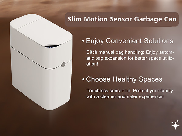 Slim Motion Sensor Garbage Can