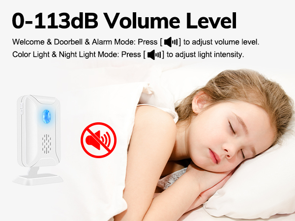 wireless motion door bell alarm chime