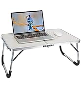 Foldable Laptop Table for Bed, Moclever Bed Desk Portable for Laptops and Writing, Mini Picnic Ta...