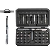 42 in 1 Magnetic Screwdriver Set, T Handle Ratchet Screwdriver Set with Storage Case, Precision H...